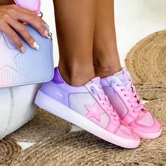 Vintage Havana Shoes - Vintage Havana Double Dip Ombre Star Sneakers 11 New